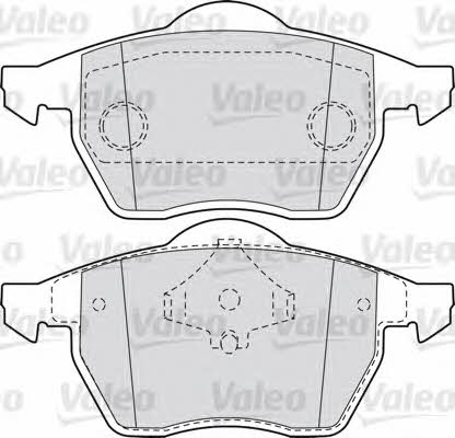 Valeo 598303 Brake Pad Set, disc brake 598303