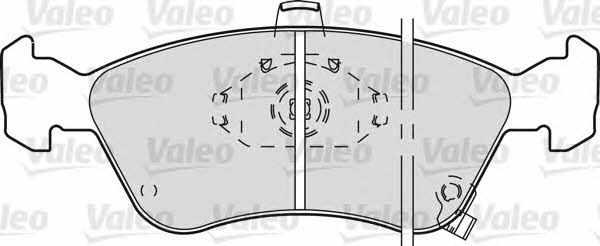 Valeo 598307 Brake Pad Set, disc brake 598307