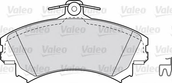 Valeo 598318 Brake Pad Set, disc brake 598318