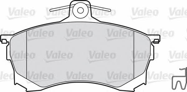 Valeo 598320 Brake Pad Set, disc brake 598320