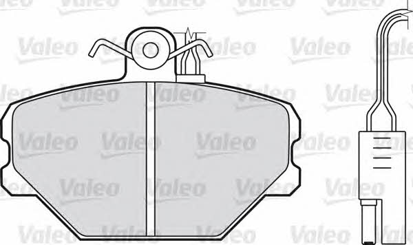 Valeo 598336 Brake Pad Set, disc brake 598336