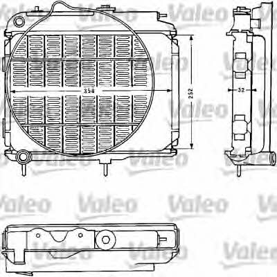 Valeo 810839 Radiator, engine cooling 810839