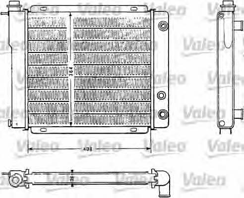Valeo 810882 Radiator, engine cooling 810882