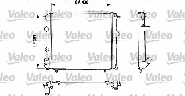 Valeo 810912 Radiator, engine cooling 810912
