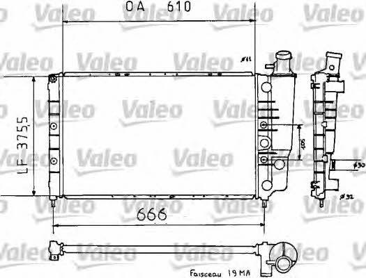 Valeo 810938 Radiator, engine cooling 810938