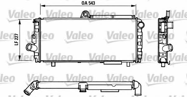 Valeo 810948 Radiator, engine cooling 810948