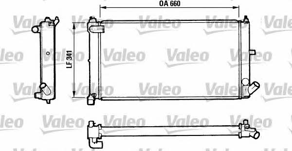 Valeo 810954 Radiator, engine cooling 810954