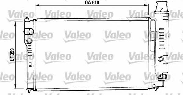 Valeo 810955 Radiator, engine cooling 810955
