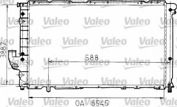 Valeo 810963 Radiator, engine cooling 810963