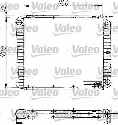 Valeo 810968 Radiator, engine cooling 810968