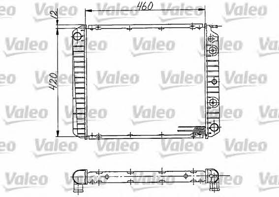 Valeo 810969 Radiator, engine cooling 810969