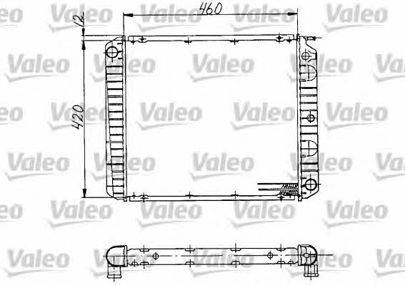 Valeo 810970 Radiator, engine cooling 810970