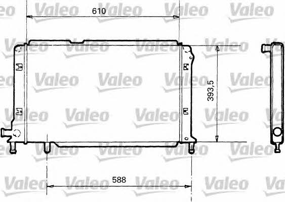 Valeo 810985 Radiator, engine cooling 810985