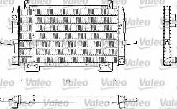 Valeo 811048 Radiator, engine cooling 811048