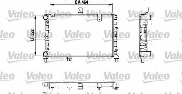 Valeo 811056 Radiator, engine cooling 811056