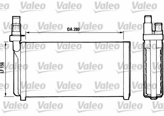 Valeo 811066 Heat exchanger, interior heating 811066
