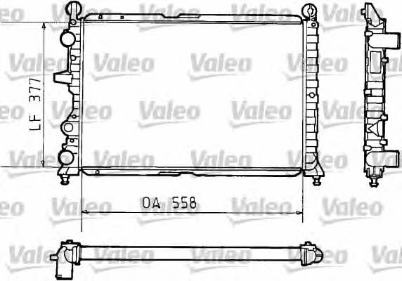 Valeo 811073 Radiator, engine cooling 811073
