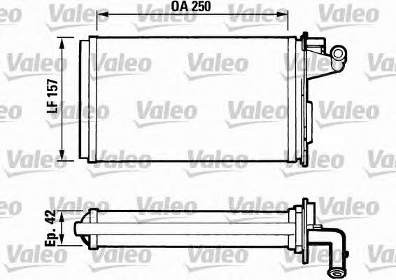 Valeo 811075 Heat exchanger, interior heating 811075