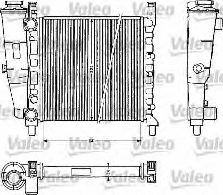 Valeo 811385 Radiator, engine cooling 811385