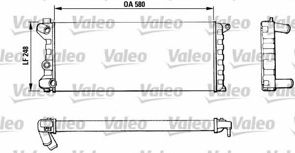 Valeo 811392 Radiator, engine cooling 811392