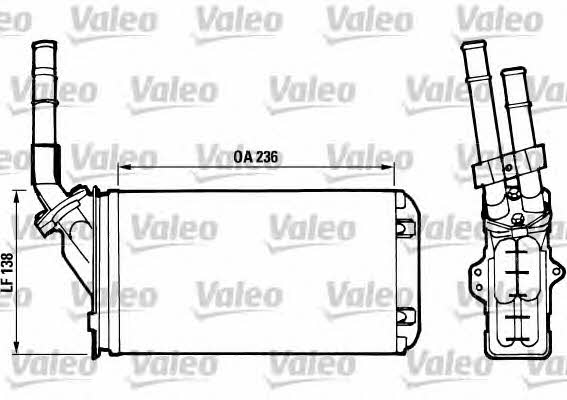 Valeo 812002 Heat exchanger, interior heating 812002