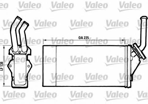 Valeo 812003 Heat exchanger, interior heating 812003