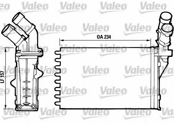 Valeo 812006 Heat exchanger, interior heating 812006