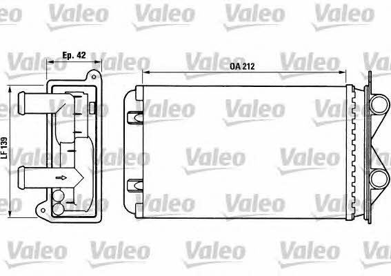 Valeo 812013 Heat exchanger, interior heating 812013