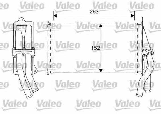 Valeo 812015 Heat exchanger, interior heating 812015