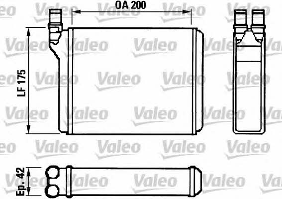 Valeo 812022 Heat exchanger, interior heating 812022
