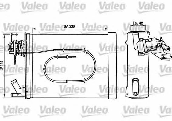Valeo 812023 Heat exchanger, interior heating 812023