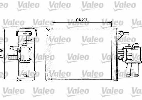 Valeo 812024 Heat exchanger, interior heating 812024