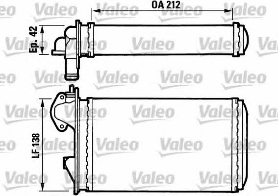 Valeo 812029 Heat exchanger, interior heating 812029