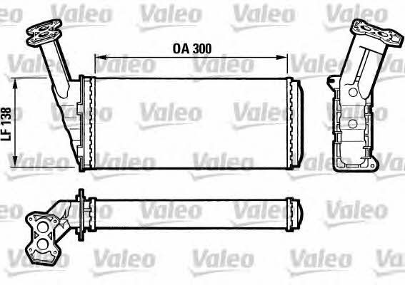 Valeo 812036 Heat exchanger, interior heating 812036