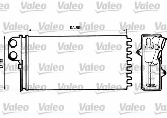Valeo 812037 Heat exchanger, interior heating 812037