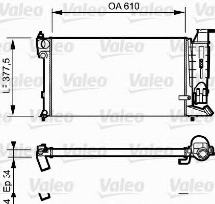 Valeo 730984 Radiator, engine cooling 730984