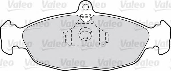 Valeo 598356 Brake Pad Set, disc brake 598356