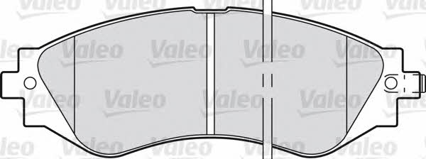 Valeo 598361 Brake Pad Set, disc brake 598361