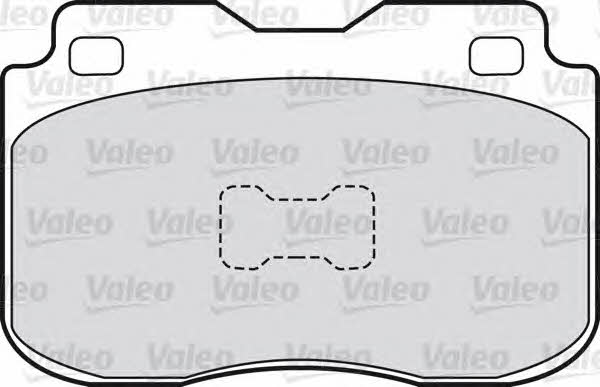 Valeo 598371 Brake Pad Set, disc brake 598371