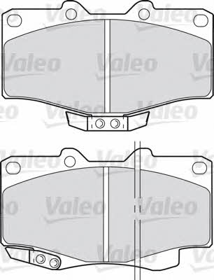 Valeo 598393 Brake Pad Set, disc brake 598393
