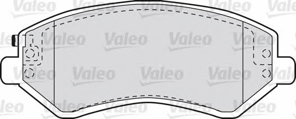 Valeo 598414 Brake Pad Set, disc brake 598414