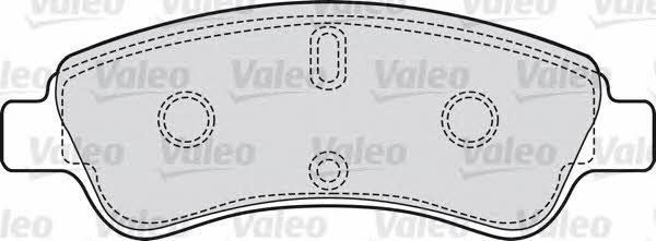 Valeo 598421 Brake Pad Set, disc brake 598421