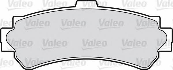 Valeo 598449 Brake Pad Set, disc brake 598449