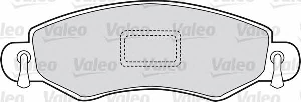 Valeo 598453 Brake Pad Set, disc brake 598453