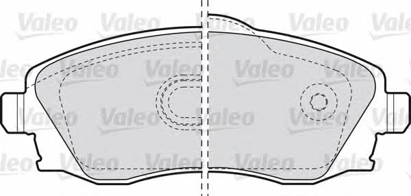Valeo 598456 Brake Pad Set, disc brake 598456