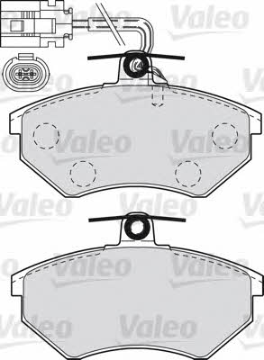 Valeo 598484 Brake Pad Set, disc brake 598484