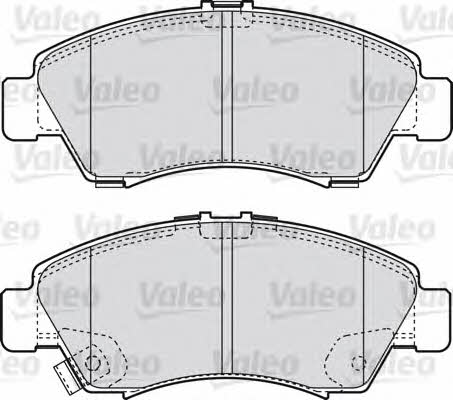 Valeo 598495 Brake Pad Set, disc brake 598495