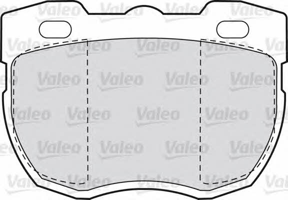 Valeo 598498 Brake Pad Set, disc brake 598498