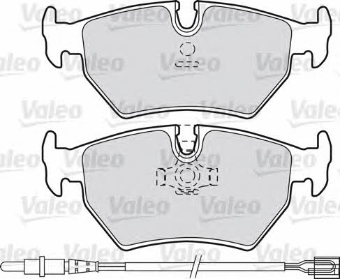 Valeo 598502 Brake Pad Set, disc brake 598502