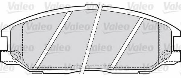 Valeo 598505 Brake Pad Set, disc brake 598505
